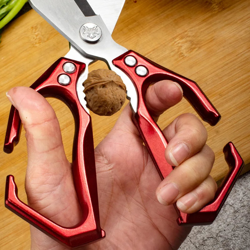 SliceMaster Pro Heavy-duty kitchen scissors multitool