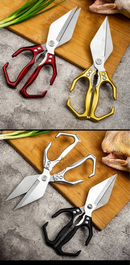 SliceMaster Pro Heavy-duty kitchen scissors multitool