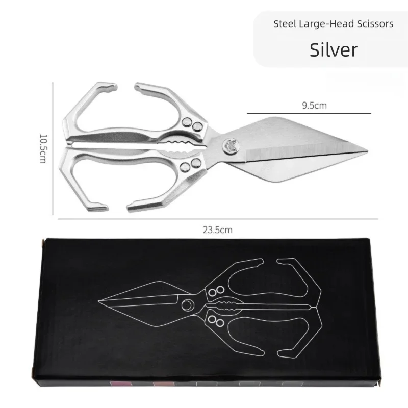 SliceMaster Pro Heavy-duty kitchen scissors multitool