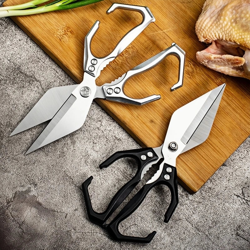 SliceMaster Pro Heavy-duty kitchen scissors multitool